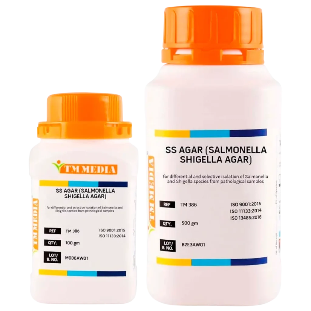 AGAR SS (SALMONELLA-SHIGELLA), 100 Y 500 G