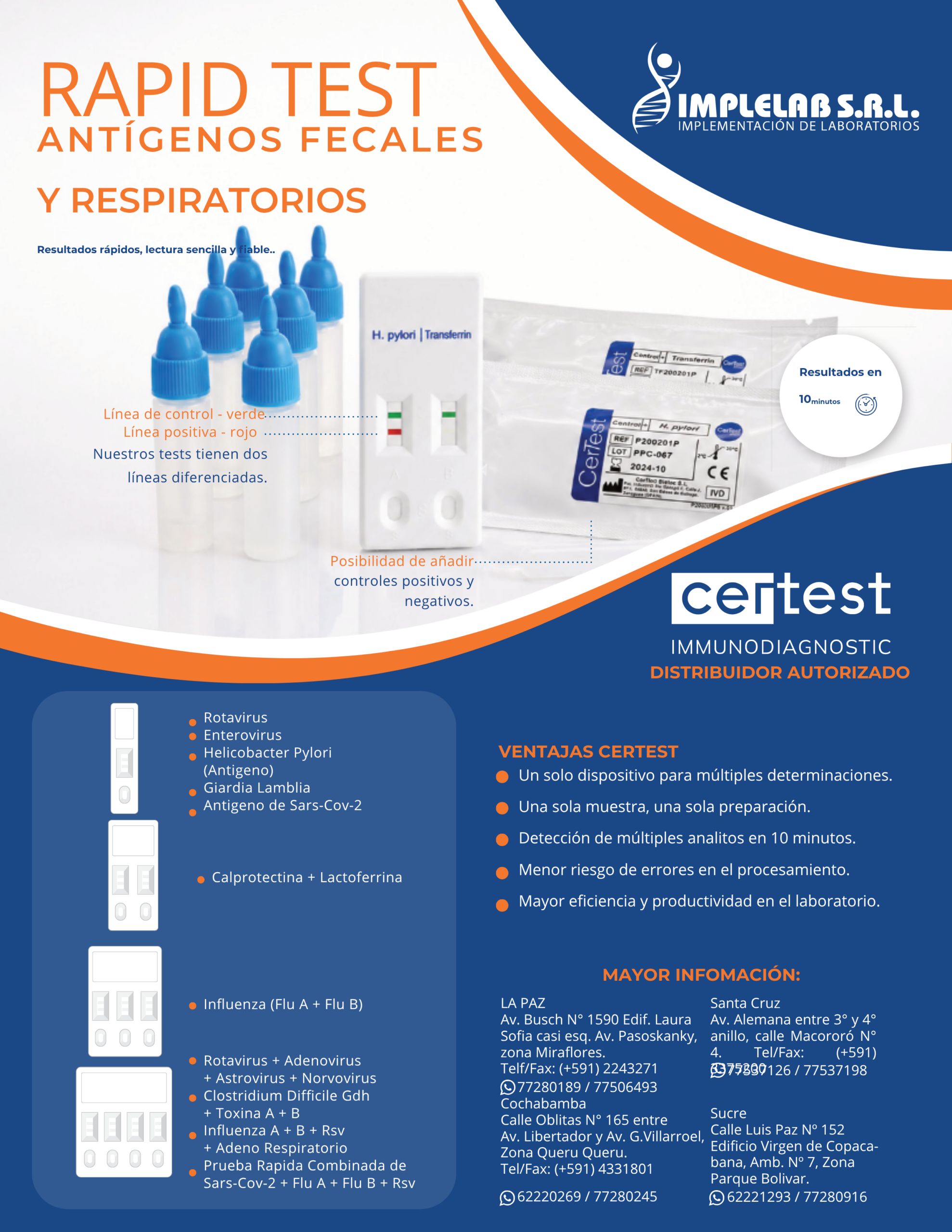 PRUEBAS RAPIDAS - CERTEST